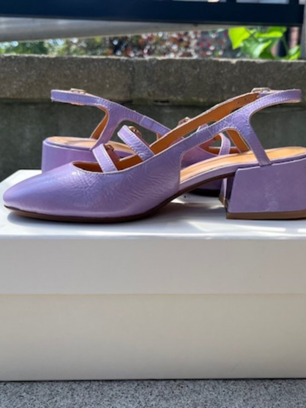 Sezane Paula Babies, Patent Lilac, 36/6, BNWT. - Picture 7 of 11
